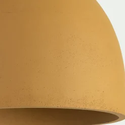 Suspension Électrifiée*alinea Suspension électrifiée en ciment D20cm - Jaune