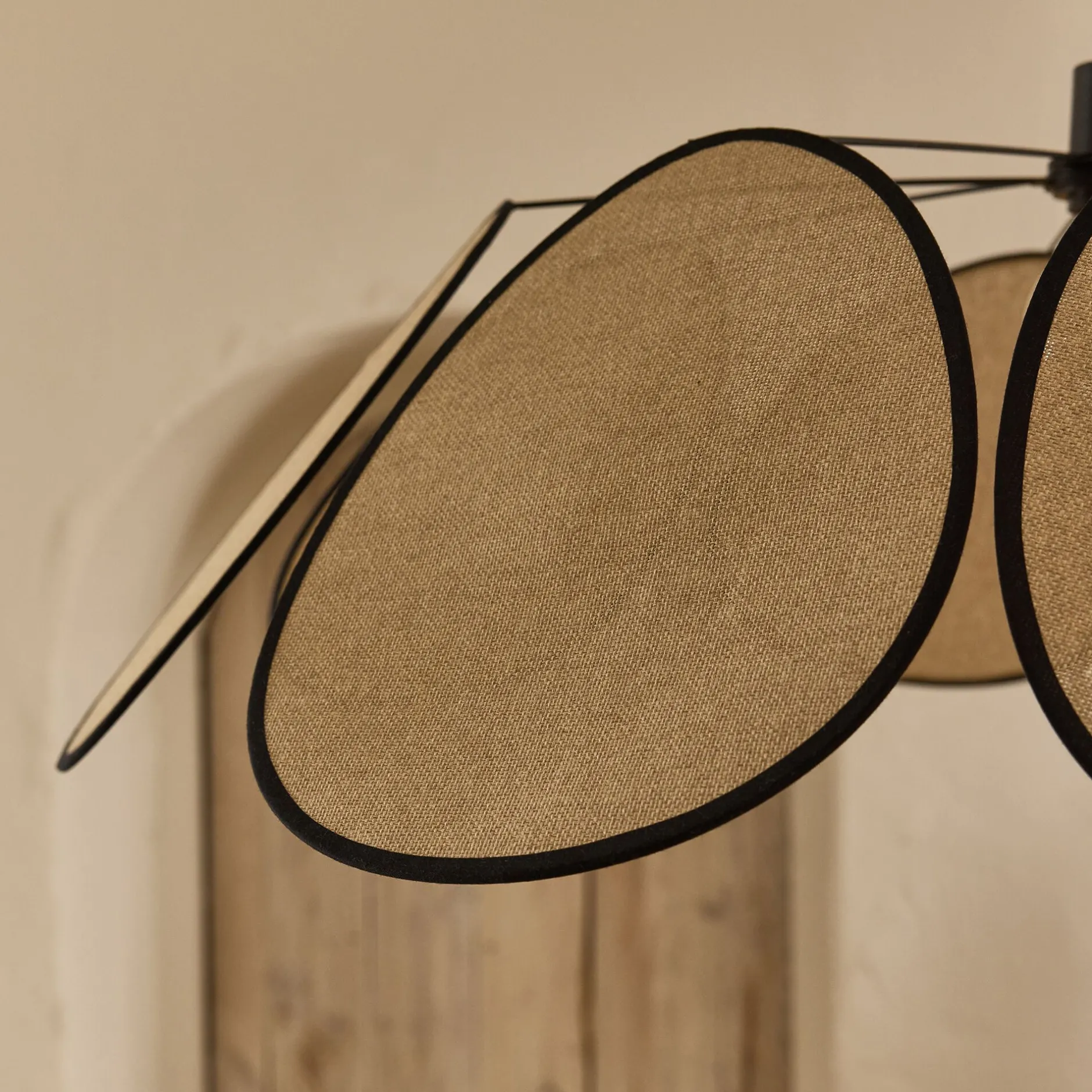 Suspension Naturelle|Suspension Électrifiée*alinea Suspension électrifiée en cannage D110cm - Naturel