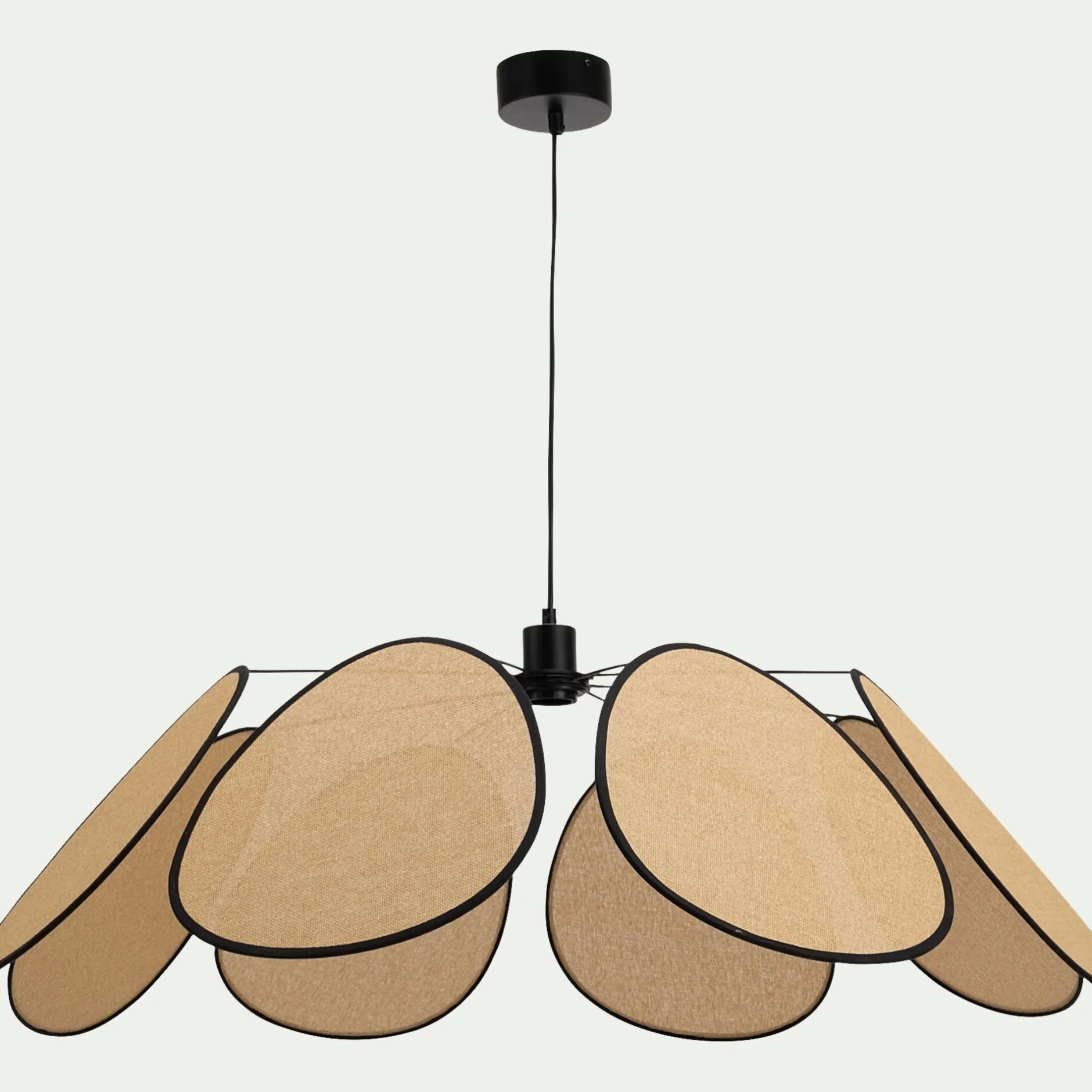 Suspension Naturelle|Suspension Électrifiée*alinea Suspension électrifiée en cannage D110cm - Naturel