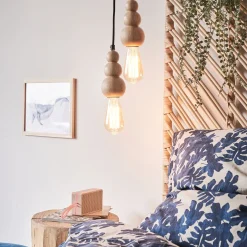 Suspension Naturelle|Suspension Électrifiée*alinea Suspension électrifiée en frêne H14,5cm - Naturel