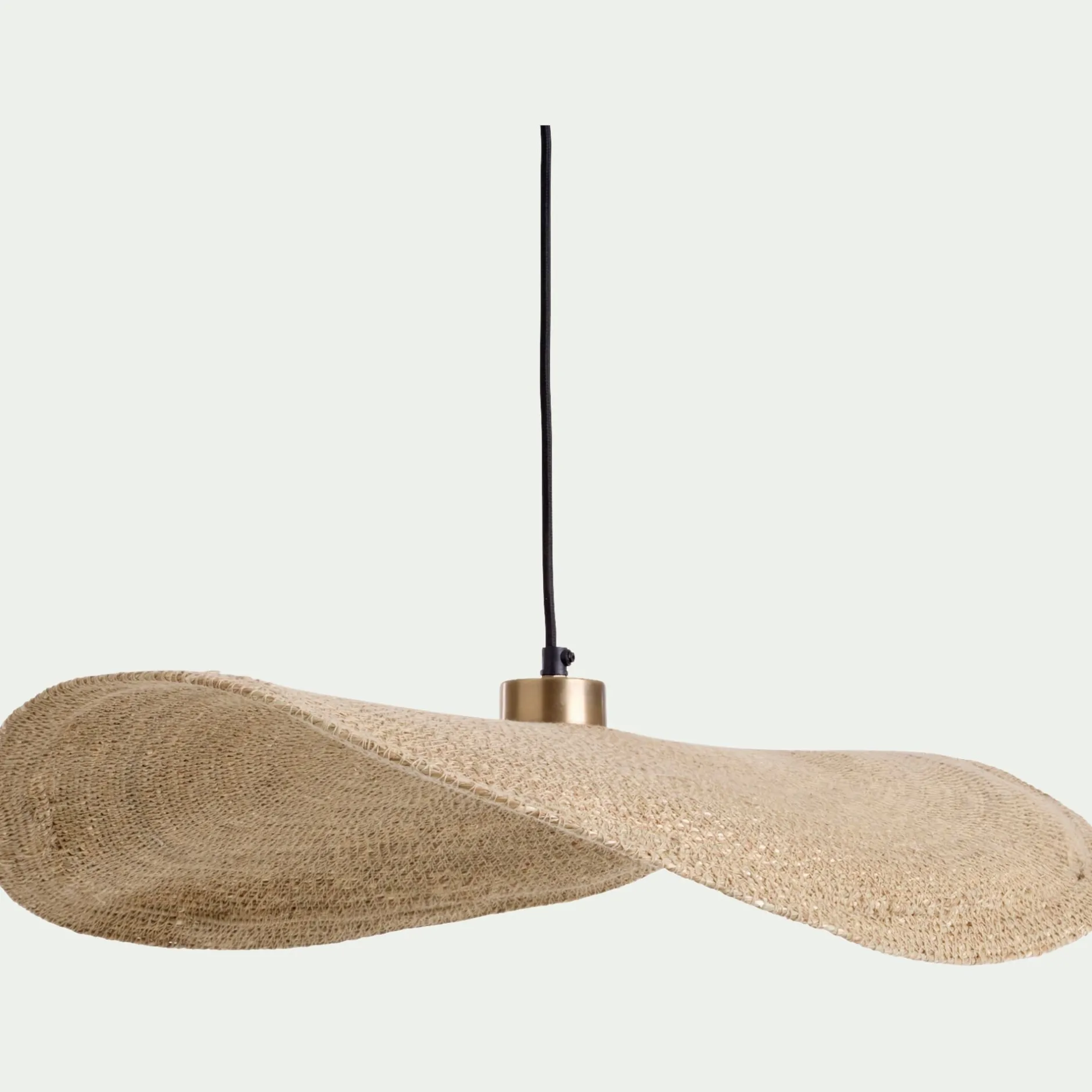 Suspension Naturelle|Suspension Électrifiée*alinea Suspension électrifiée en jonc de mer D61cm - Naturel