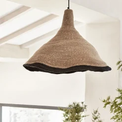 Suspension Naturelle|Suspension Électrifiée*alinea Suspension électrifiée en jonc de mer D61cm - Naturel