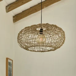 Suspension Naturelle|Suspension Électrifiée*alinea Suspension électrifiée en jute D60xH30cm - Naturel