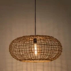 Suspension Naturelle|Suspension Électrifiée*alinea Suspension électrifiée en jute D60xH30cm - Naturel