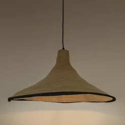 Suspension Naturelle|Suspension Électrifiée*alinea Suspension électrifiée en jonc de mer D91cm - Naturel