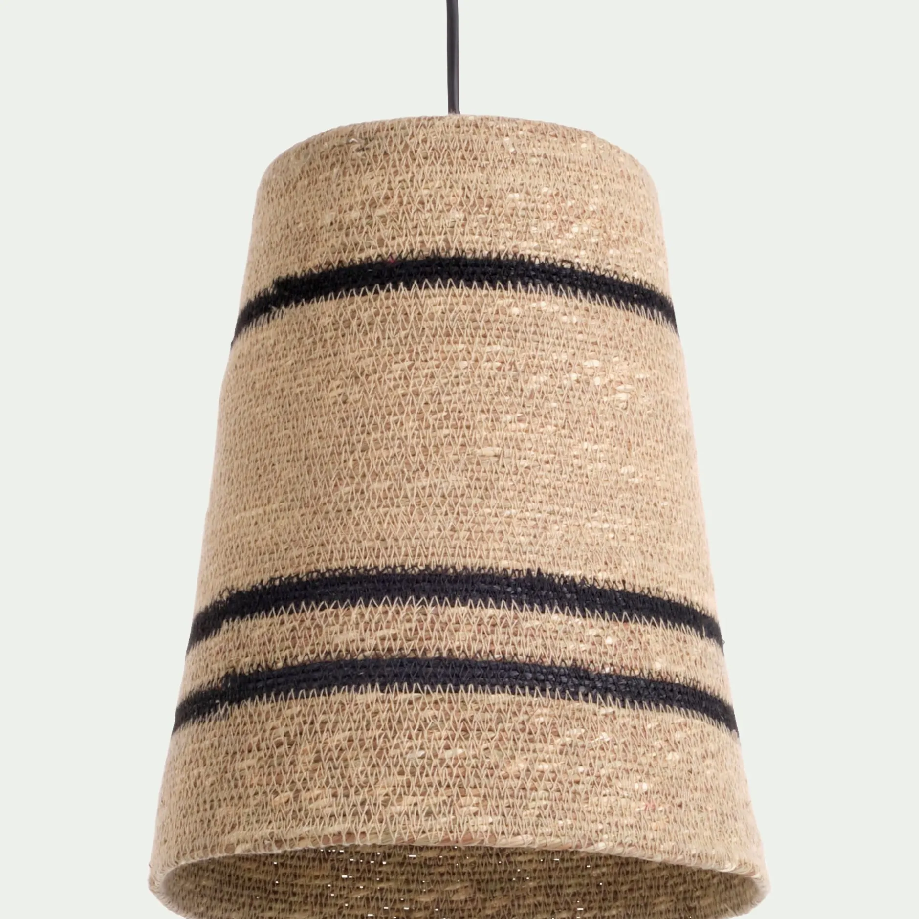 Suspension Naturelle|Suspension Électrifiée*alinea Suspension électrifiée en jonc de mer D25cm - Naturel