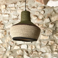 Suspension Naturelle|Suspension Électrifiée*alinea Suspension électrifiée en jonc de mer D30cm - Naturel