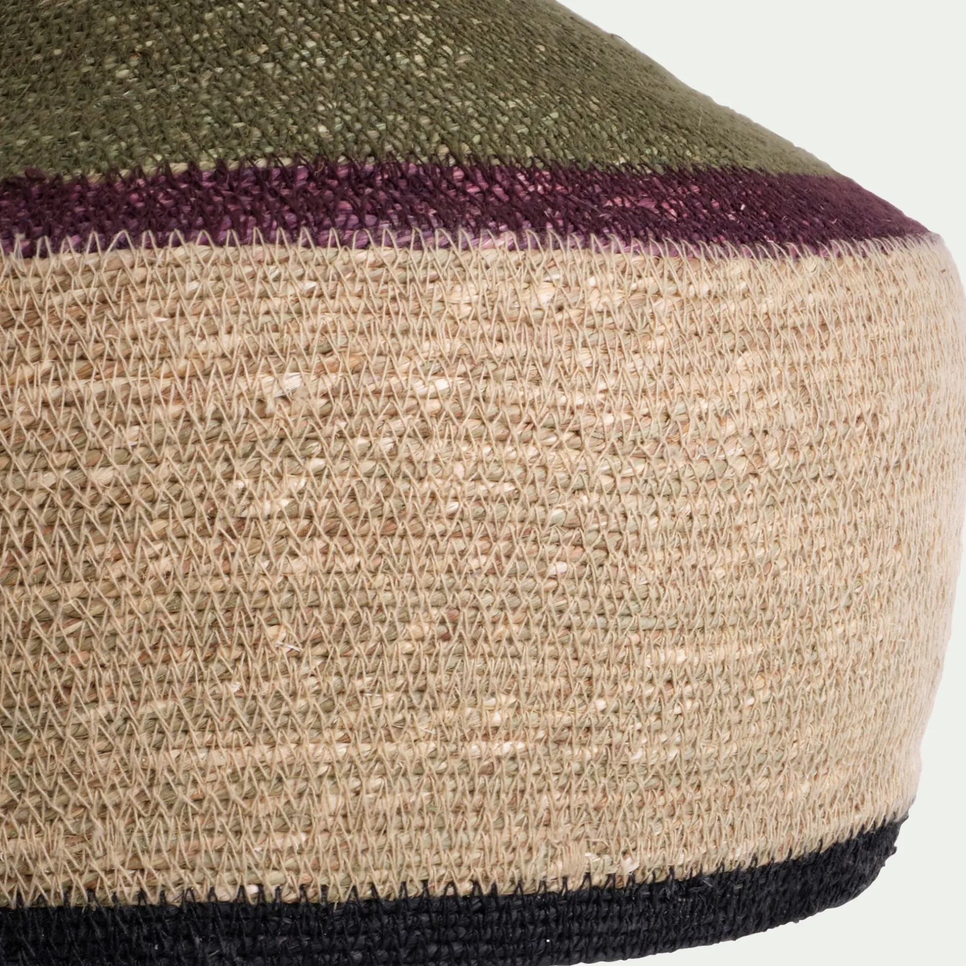 Suspension Naturelle|Suspension Électrifiée*alinea Suspension électrifiée en jonc de mer D30cm - Naturel