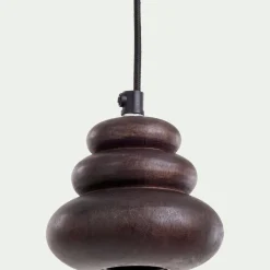 Lustre De Salle À Manger|Lustre*alinea Suspension électrifiée en manguier H10cm - Naturel