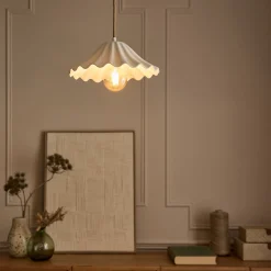 Suspension Électrifiée*alinea Suspension électrifiée en porcelaine D30cm - Blanc