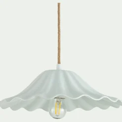 Suspension Électrifiée*alinea Suspension électrifiée en porcelaine D30cm - Blanc