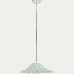 Suspension Électrifiée*alinea Suspension électrifiée en porcelaine D30cm - Blanc