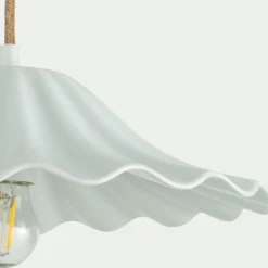 Suspension Électrifiée*alinea Suspension électrifiée en porcelaine D30cm - Blanc