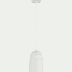 Lustre De Salle À Manger|Lustre*alinea Suspension électrifiée en porcelaine D14,5cm - Blanc