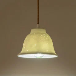 Suspension Électrifiée*alinea Suspension électrifiée en porcelaine D16cm - Blanc