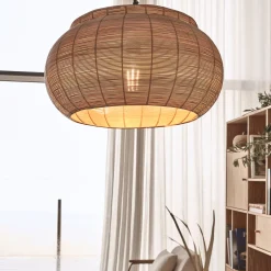 Suspension Naturelle|Suspension Électrifiée*alinea Suspension électrifiée en rotin D51cm - Naturel