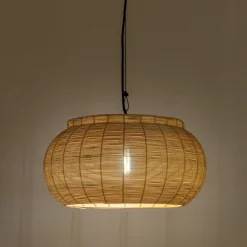 Suspension Naturelle|Suspension Électrifiée*alinea Suspension électrifiée en rotin D51cm - Naturel