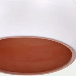 Suspension Électrifiée*alinea Suspension électrifiée en terre cuite D18cm - Blanc