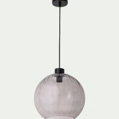 Suspension Électrifiée*alinea Suspension électrifiée en verre d30cm - Gris