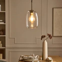 Suspension Électrifiée*alinea Suspension électrifiée en verre D15,5cm - Transparent