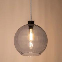 Suspension Électrifiée*alinea Suspension électrifiée en verre d30cm - ciel Bleu