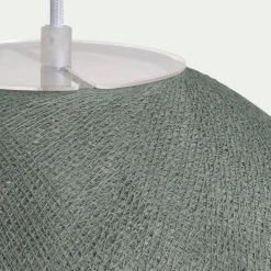 Suspension Électrifiée*alinea Suspension électrifiée globe en tissu D38cm - de gris Vert