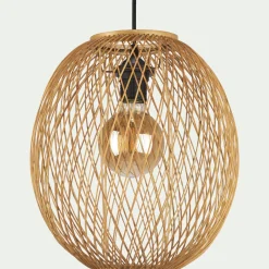 Lustre De Salle À Manger|Lustre*alinea Suspension le non électrifiée en bambou D30cm - Naturel