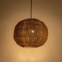 Lustre De Salle À Manger|Suspension Naturelle*alinea Suspension non électrifiée en jute D36xH30cm Naturel
