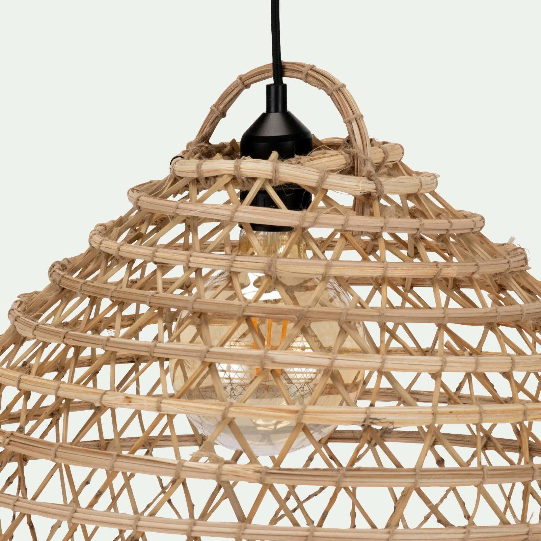 Suspension Naturelle|Suspension Non-Électrifiée*alinea Suspension non électrifiée en fibres de palmier D50cm - Naturel