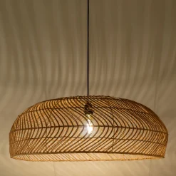 Lustre De Salle À Manger|Lustre*alinea Suspension non électrifiée en rotin - D80cm Naturel
