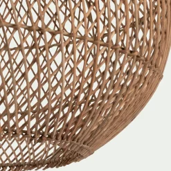 Lustre De Salle À Manger|Suspension Naturelle*alinea Suspension non électrifiée en rotin et fer - D46cm Naturel