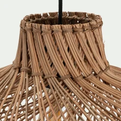 Lustre De Salle À Manger|Suspension Naturelle*alinea Suspension non électrifiée en rotin et fer - D46cm Naturel