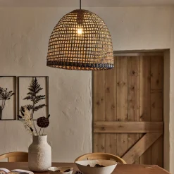 Suspension Non-Électrifiée*alinea Suspension non électrifiée en jonc de mer D45cm - Naturel