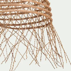 Lustre De Salle À Manger|Lustre*alinea Suspension non électrifiée fait main E27 en palmier D40cm - Naturel