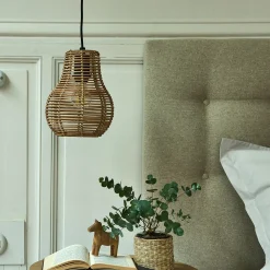 Suspension Non-Électrifiée*alinea Suspension non électrifiée en rotin D20cm - Naturel