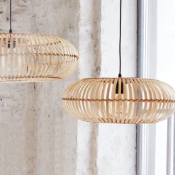 Lustre De Salle À Manger|Lustre*alinea Suspension non-électrifiée en bambou - D45cm Naturel