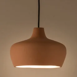 Lustre De Salle À Manger|Lustre*alinea Suspension ronde en terre cuite D18,6cm - argile Rose