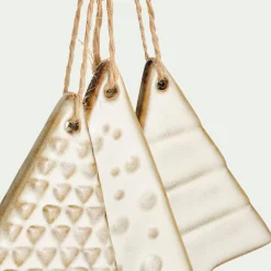 Suspension De Noël*alinea Suspension sapin déco de Noël en porcelaine - (modèle aléatoire) Naturel