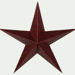 Suspension De Noël*alinea Suspension étoile en papier H30cm - Rouge
