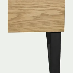 Table Basse*alinea Table basse avec plateau relevable en bois L110cm - Bois clair