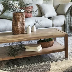 Table Basse*alinea Table basse en acacia - Bois clair