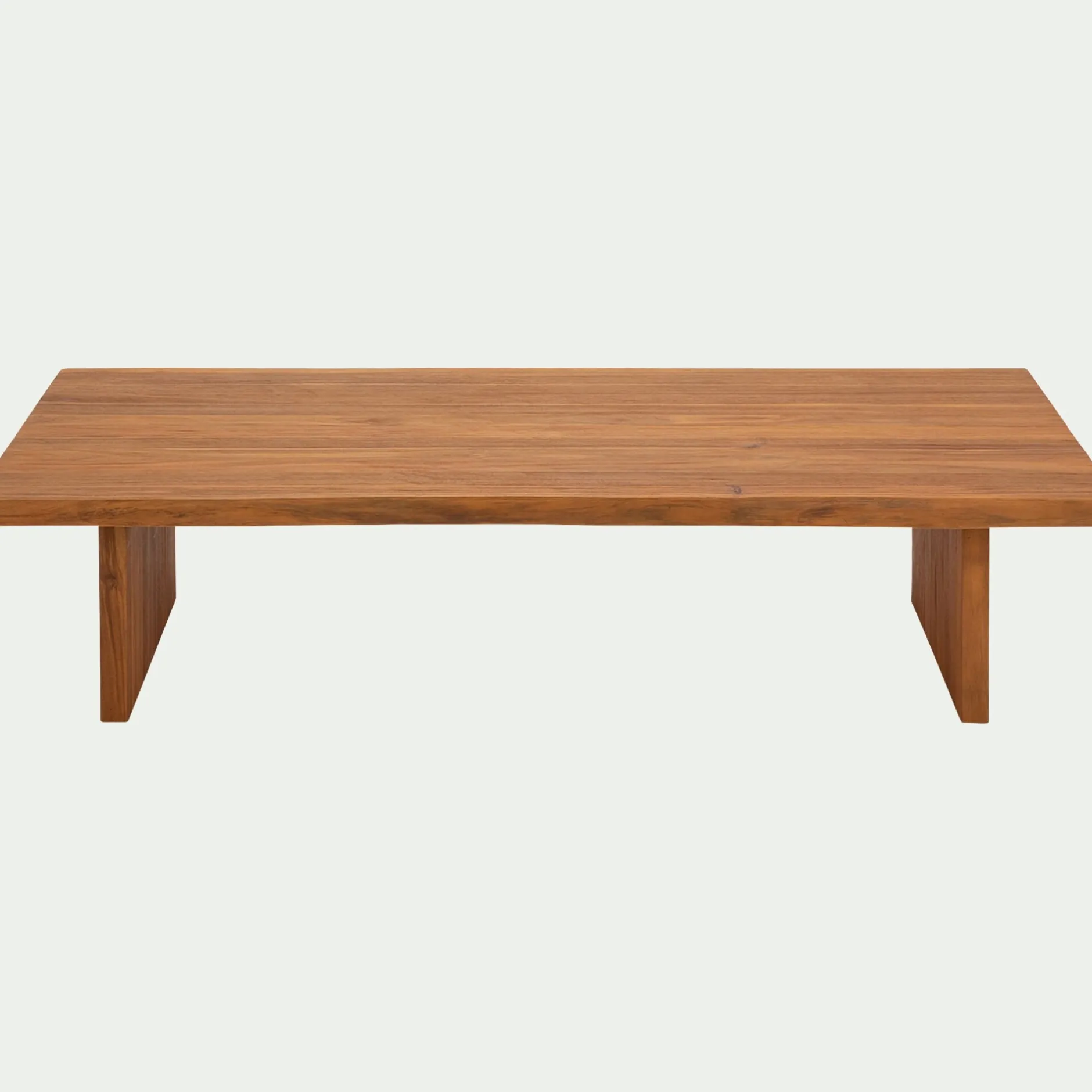 Table Basse*alinea Table basse en acacia L150xl70cm - Bois foncé