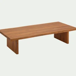 Table Basse*alinea Table basse en acacia L150xl70cm - Bois foncé