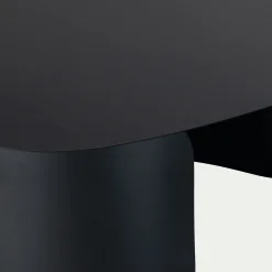 Table Basse*alinea Table basse en acier L125xH37cm - Noir