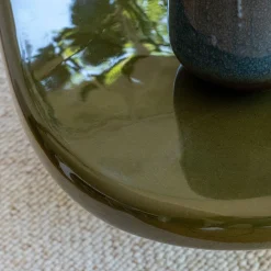 Table Basse*alinea Table basse organique en béton L115cm - cèdre Vert