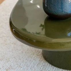 Table Basse*alinea Table basse organique en béton L115cm - cèdre Vert