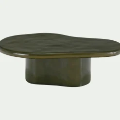 Table Basse*alinea Table basse organique en béton L115cm - cèdre Vert