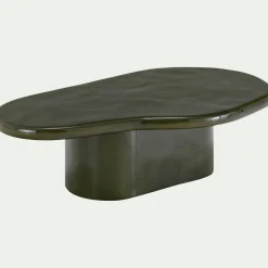 Table Basse*alinea Table basse organique en béton L115cm - cèdre Vert
