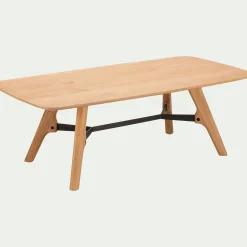 Table Basse*alinea Table basse plaquée chêne Bois clair