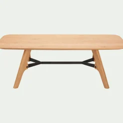 Table Basse*alinea Table basse plaquée chêne Bois clair